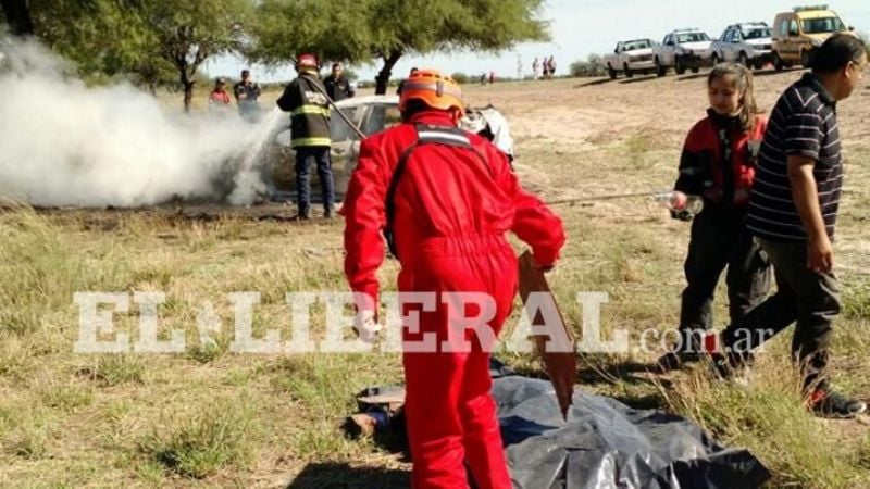 Tres víctimas fatales tras violento accidente en Ruta 9