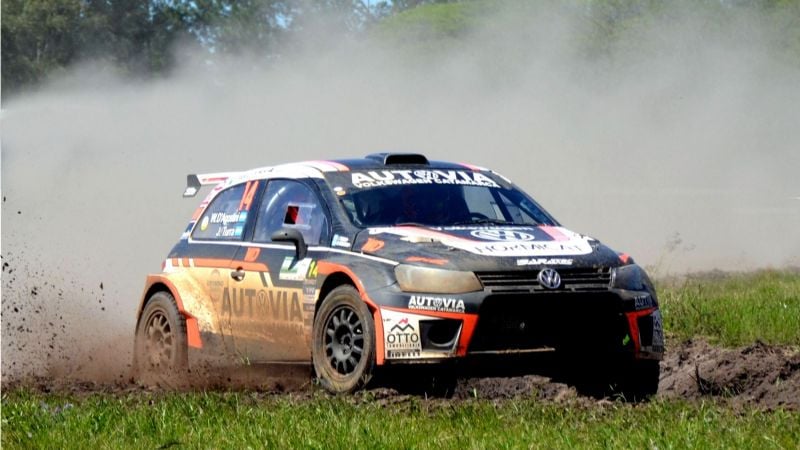 Augusto, 3ro. en la Copa Maxi Rally en Entre Ríos
