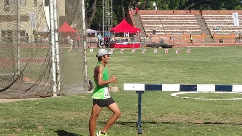 Daniel Moreyra, subcampeón argentino de Marcha