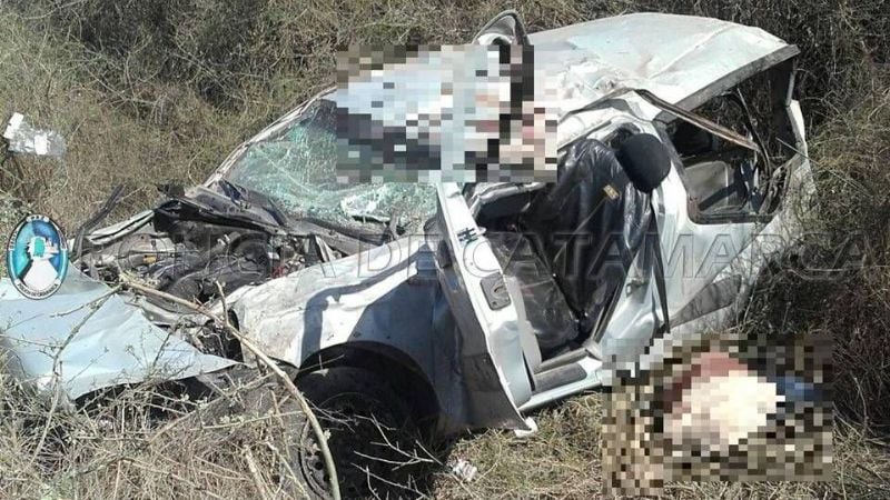 Una mujer y su hijo murieron en un accidente en la ruta 60