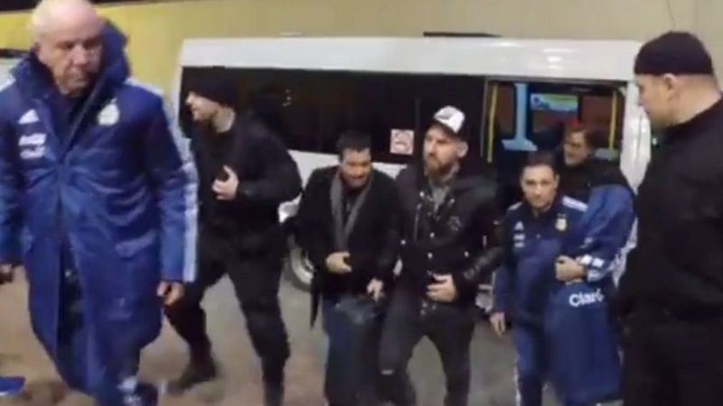 La Selección ya está en Moscú para el amistoso