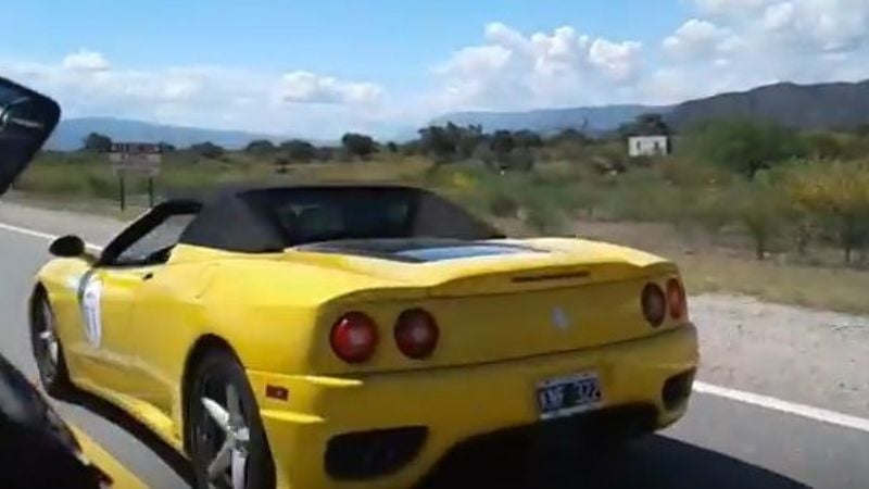 El paso de las Ferraris por Catamarca
