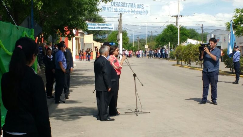 Icaño celebró su 246° Aniversario con la visita de la Gobernadora