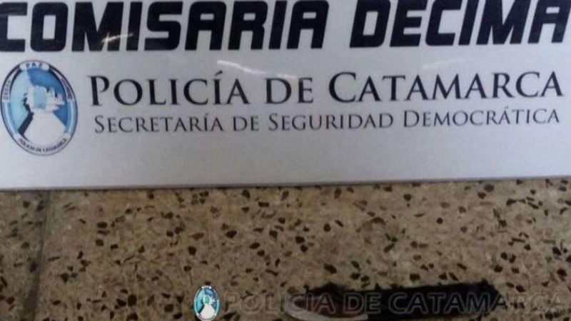 Aprehenden a un joven y secuestran un arma blanca