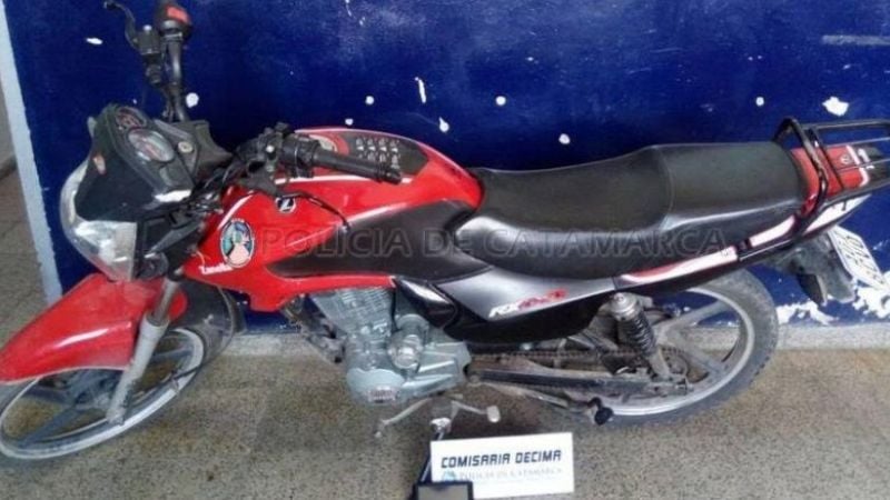 Secuestran una motocicleta y recuperan un GPS