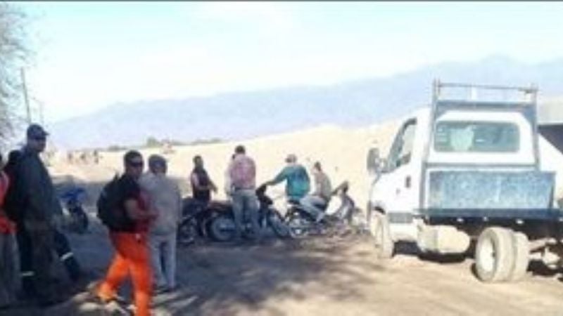 Piquete de desocupados en Andalgalá