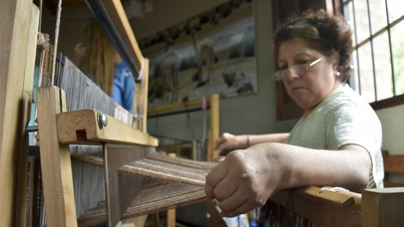 Funcionarios nacionales elogiaron el programa Textil Artesanal