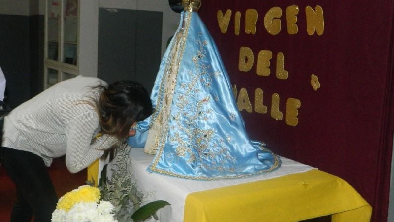 La imagen peregrina de la Virgen del Valle continúa sus visitas