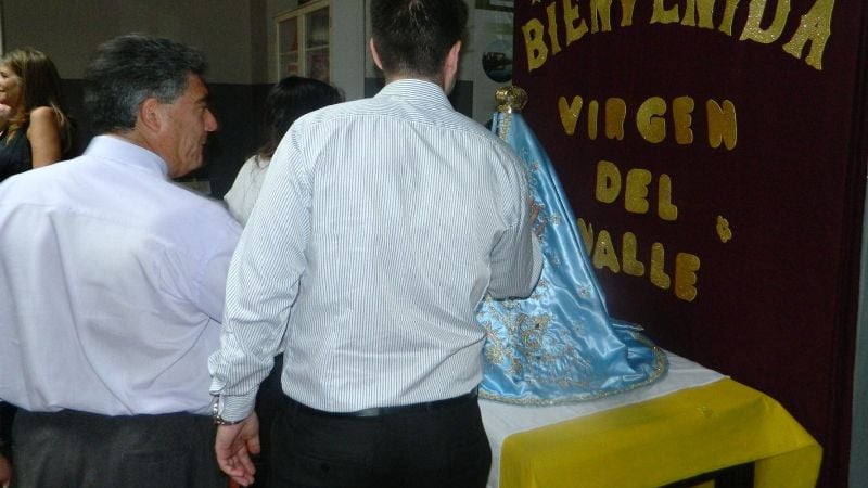 La imagen peregrina de la Virgen del Valle continúa sus visitas