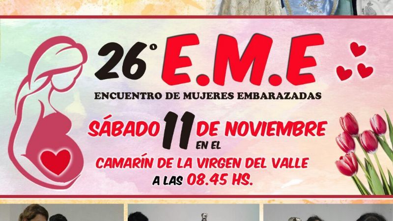Último encuentro de embarazadas en el Camarín de la Virgen