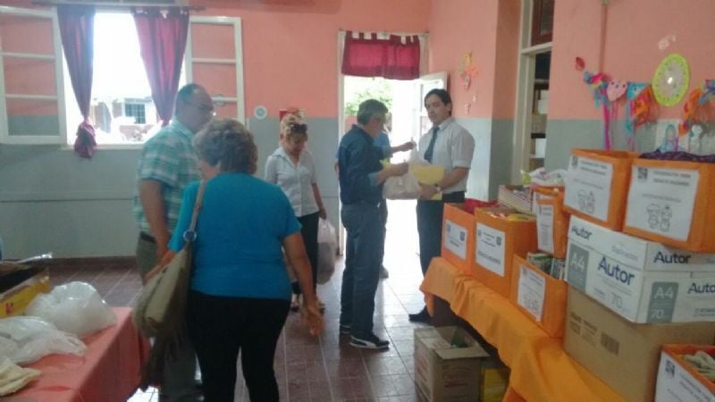Nodocentes visitan el Hogar de Ancianos