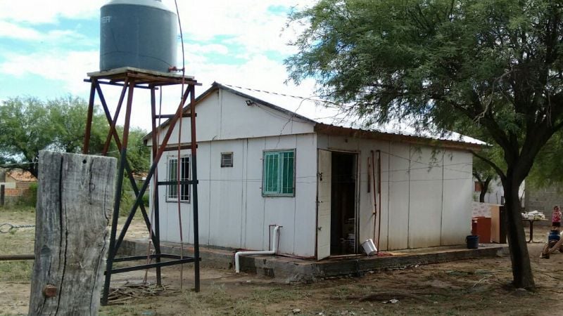 Fuego en una vivienda en Recreo