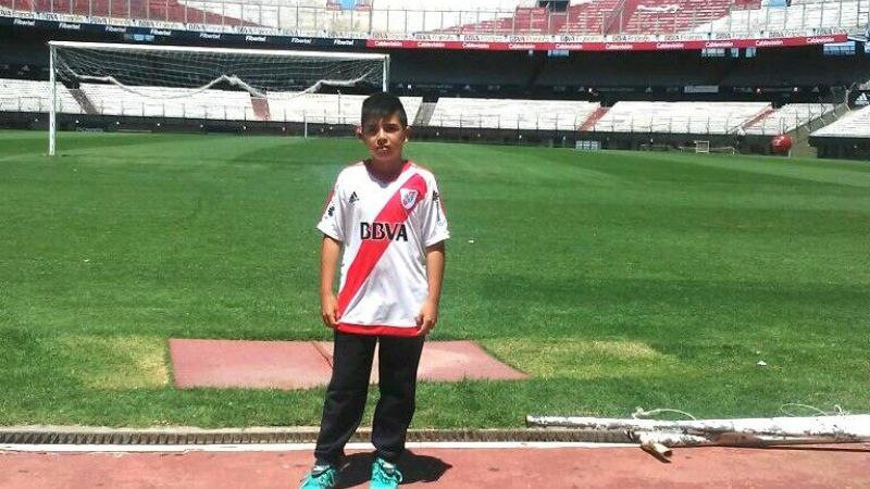Tomás Nieto prueba en el Monumental