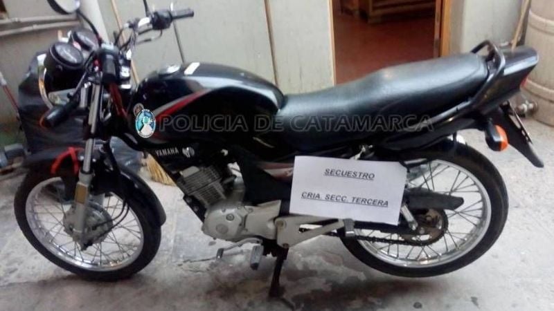 Encuentran una motocicleta robada hace 2 años