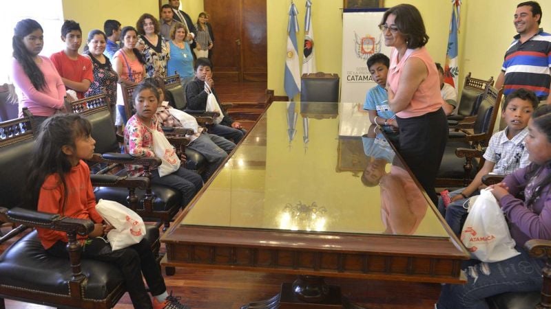 Lucía con la UICA y una grata visita