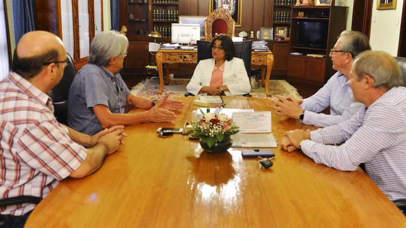 Lucía con la UICA y una grata visita