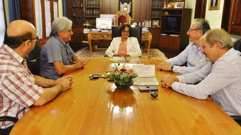 Lucía con la UICA y una grata visita