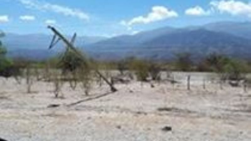 Andalgalá se recupera después del vendaval