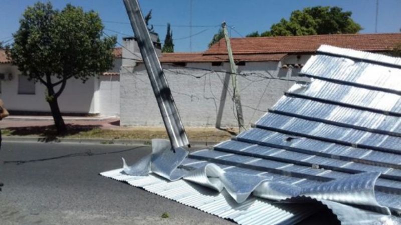 El temporal llegó a Santa Rosa