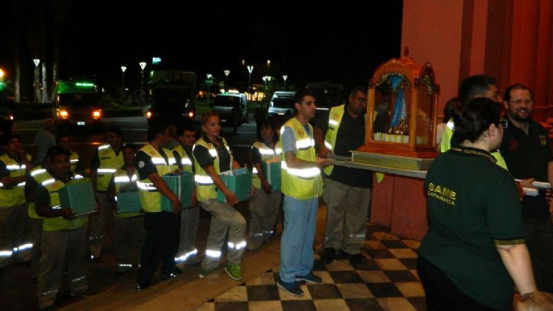 Homenaje del sector Salud a la Virgen del Valle