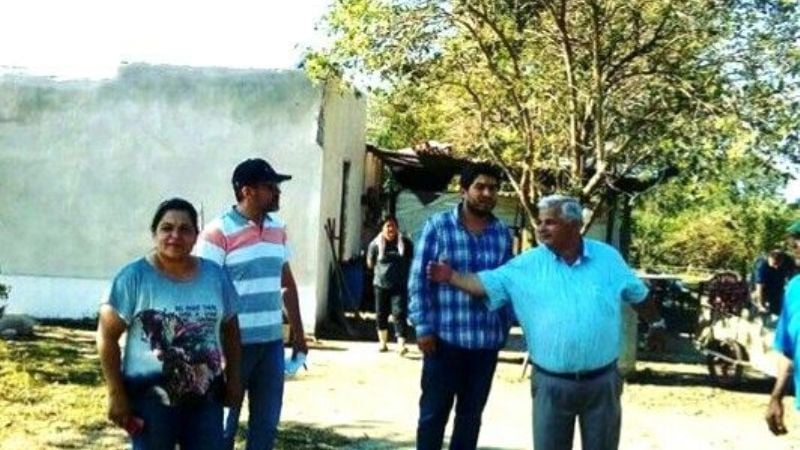 Recorren la zona afectada por el temporal en La Paz