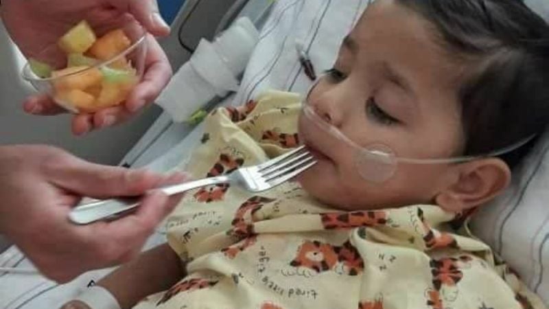 Fermín evoluciona de la intervención quirúrgica