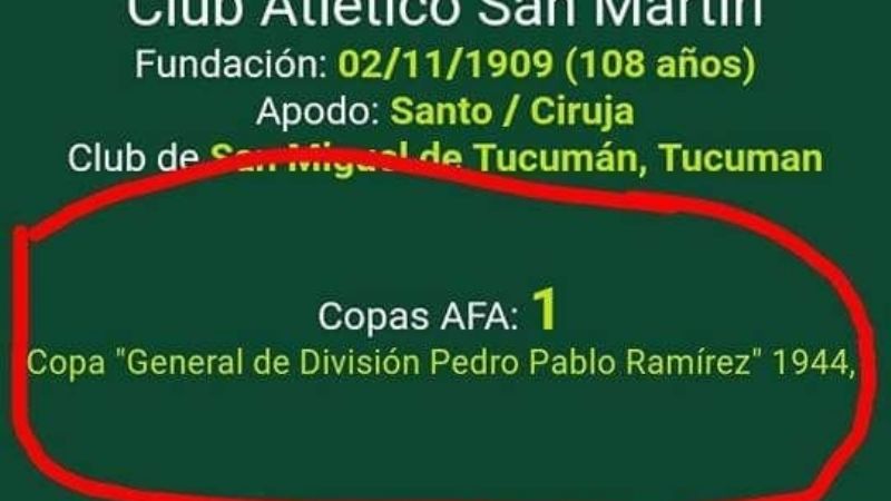 San Martín celebró la caía de Atlético ante River