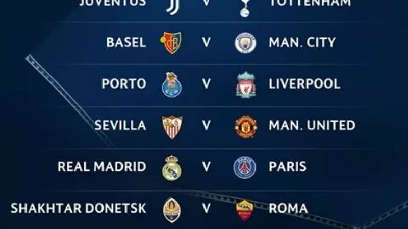 Madrid-PSG y Barcelona-Chelsea en 8vos de Champions