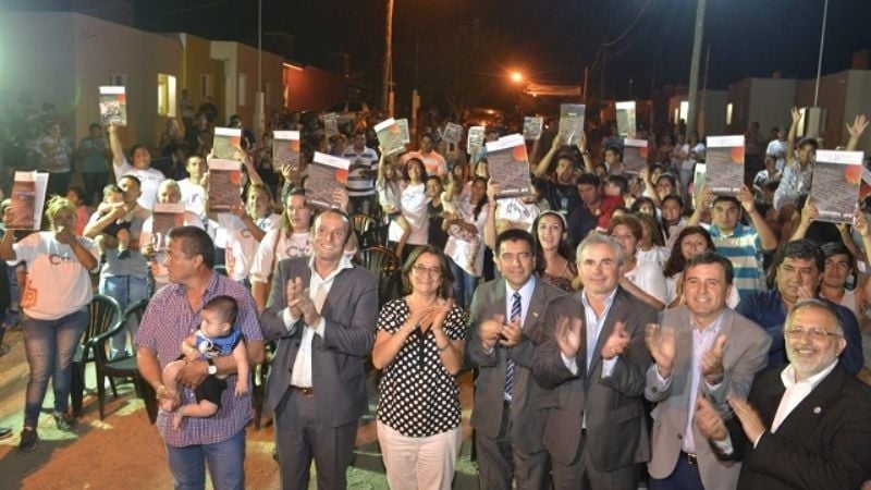 La Gobernadora visitó Pomán, entregó viviendas e inauguró obras