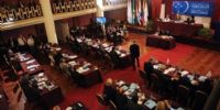 EL PARLAMENTO DEL MERCOSUR sesionando en Montevideo.
