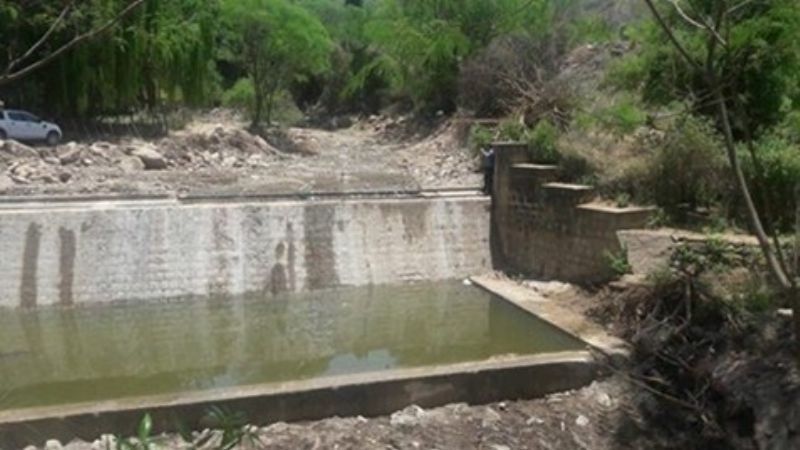 Obra de captación de agua