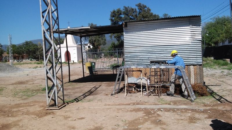 Avanza la construcción del nuevo edificio del Colegio Juan Pablo II