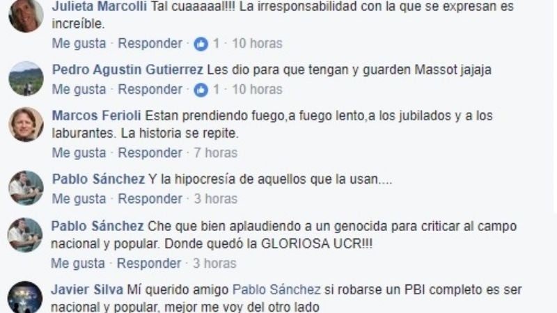 Publicación de ex ministro provocó comentarios de repudio