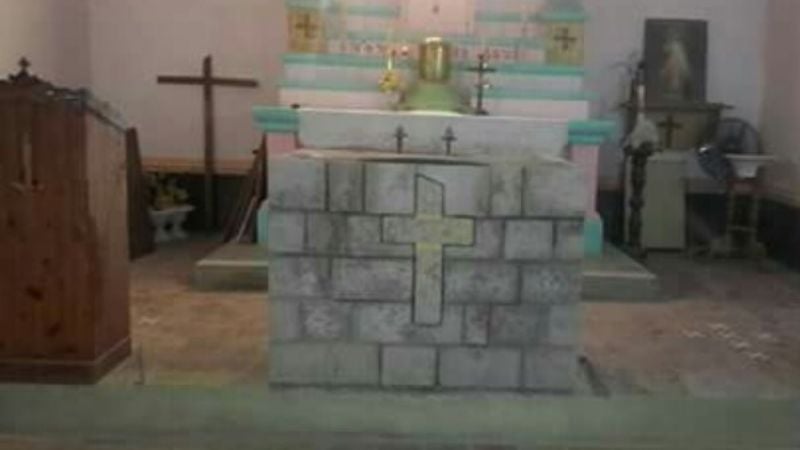 El Obispo consagrará el altar y dedicará el templo de El Potrero