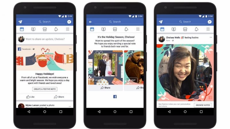 Facebook presenta sus novedades para celebrar el fin de año