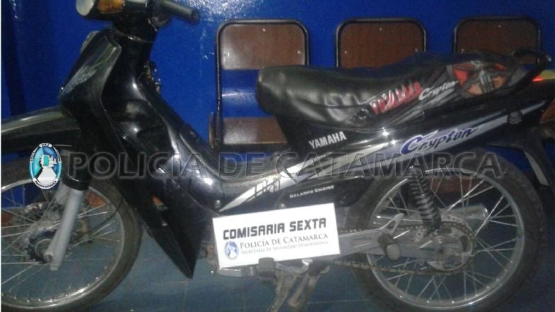 Robaron una moto y la abandonaron en un baldío