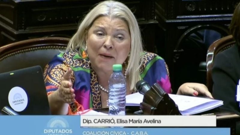 Elisa Carrió: "Va a haber compensación a los jubilados"