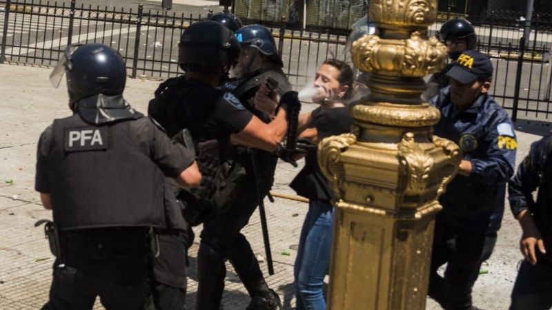 Diputada sobre la represión en el Congreso: "Fue una cacería"