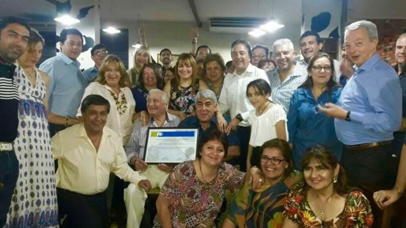 Mirian Juárez recibió un emotivo homenaje