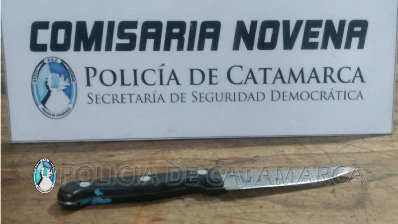 Amenazó de muerte a una mujer y quiso agredir a policías