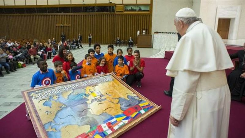 El Papa Francisco celebró sus 81 años con una pizza gigante
