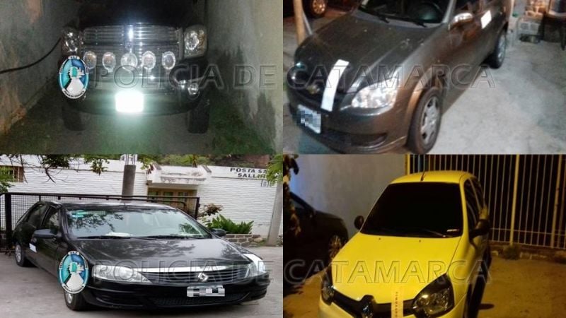 Secuestran vehículos en control en Las Rejas