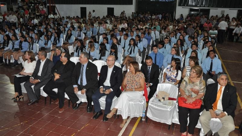 Acto de egresados de la Escuela Preuniversitaria Fray Mamerto Esquiú