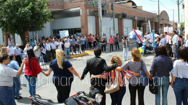 Protesta en Catamarca en contra de la reforma previsional
