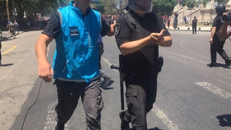 Gravísimos incidentes afuera del Congreso