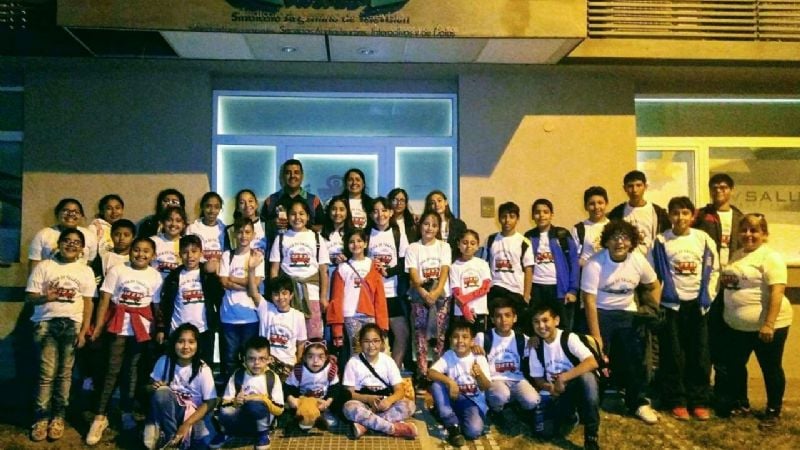 Partieron los bajitos del SATSAID a la colonia de vacaciones