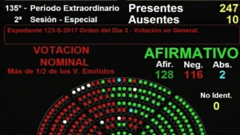 Tras 12 horas de debate se aprobó la reforma jubilatoria