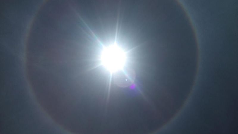 El halo que sorprendió a los catamarqueños