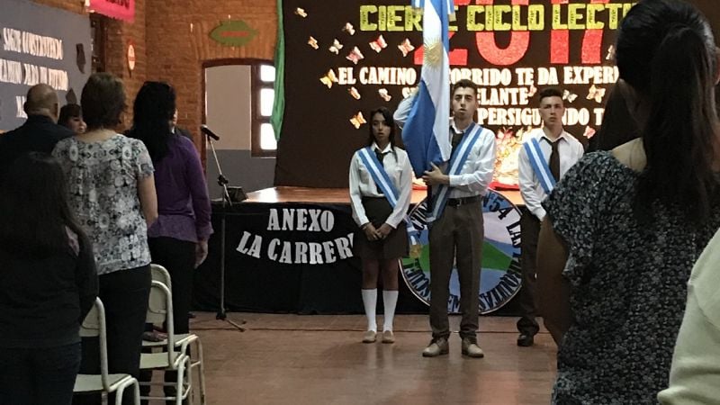 Vera presente en el cierre del ciclo lectivo 2017 en Las Pirquitas