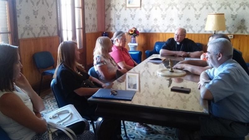 El Obispo recibió a colaboradores del Hogar Jesús Nueva Esperanza